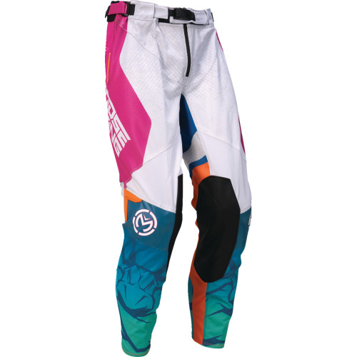 Moose Offroad Sahara Pants - Teal/Orange/Pink - Us 26 Slim 2901-12069