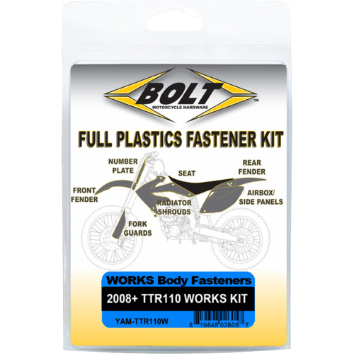 Bolt Yam-Ttr110W Fastener Kit Body Yamaha