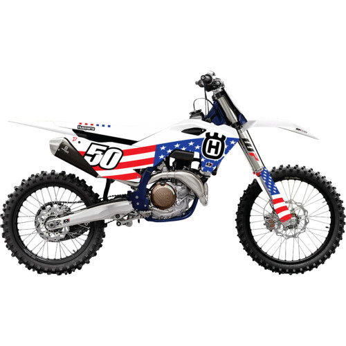 D'Cor Visuals Graphic Kit - '25 Husqvarna - Usa - Tc/Fc 125-450 '22-'24 20-70-200 D'Cor Visuals Graphic Kit - '25 Husqvarna - Usa - Tc/Fc 125-450 '22-'24 20-70-200