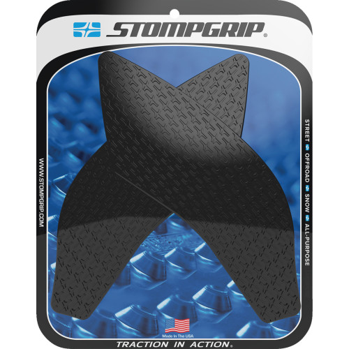 Stompgrip Traction Pad Tank Grips - Icon - Black - Honda 55-14-0161B Stompgrip Traction Pad Tank Grips - Icon - Black - Honda 55-14-0161B