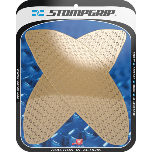 Stompgrip Traction Pad Tank Grips - Icon - Clear - Rsv4/Tuono V4 55-14-0180C Stompgrip Traction Pad Tank Grips - Icon - Clear - Rsv4/Tuono V4 55-14-0180C