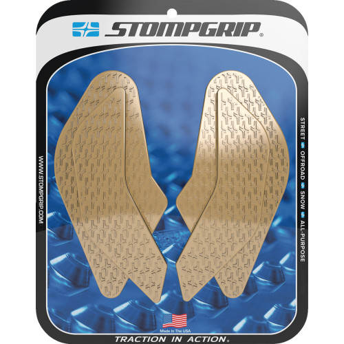 Stompgrip Traction Pad Tank Grips - Icon - Clear - Gsx-8R/S 55-14-0210C Stompgrip Traction Pad Tank Grips - Icon - Clear - Gsx-8R/S 55-14-0210C