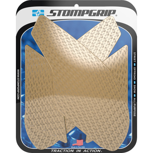 Stompgrip Traction Pad Tank Grips - Icon - Clear - Sv 650 55-14-0136C Stompgrip Traction Pad Tank Grips - Icon - Clear - Sv 650 55-14-0136C
