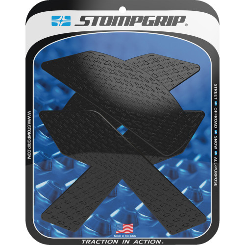 Stompgrip Traction Pad Tank Grips - Icon - Black - Z 900 55-14-0144B Stompgrip Traction Pad Tank Grips - Icon - Black - Z 900 55-14-0144B