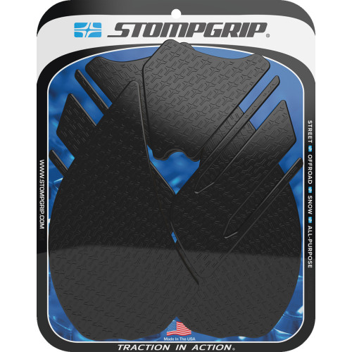 Stompgrip Traction Pad Tank Grips - Icon - Black - Ninja Zx-14 55-14-0042B Stompgrip Traction Pad Tank Grips - Icon - Black - Ninja Zx-14 55-14-0042B