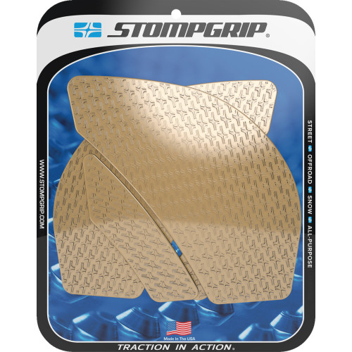 Stompgrip Traction Pad Tank Grips - Icon - Clear - Ninja Zx-6R 55-14-0037C Stompgrip Traction Pad Tank Grips - Icon - Clear - Ninja Zx-6R 55-14-0037C