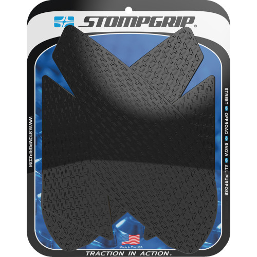 Stompgrip Traction Pad Tank Grips - Icon - Black - Sv 650 55-14-0136B Stompgrip Traction Pad Tank Grips - Icon - Black - Sv 650 55-14-0136B