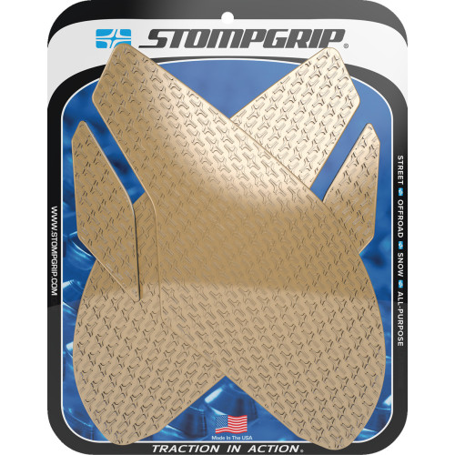 Stompgrip Traction Pad Tank Grips - Icon - Clear - Triumph 55-14-0078C Stompgrip Traction Pad Tank Grips - Icon - Clear - Triumph 55-14-0078C