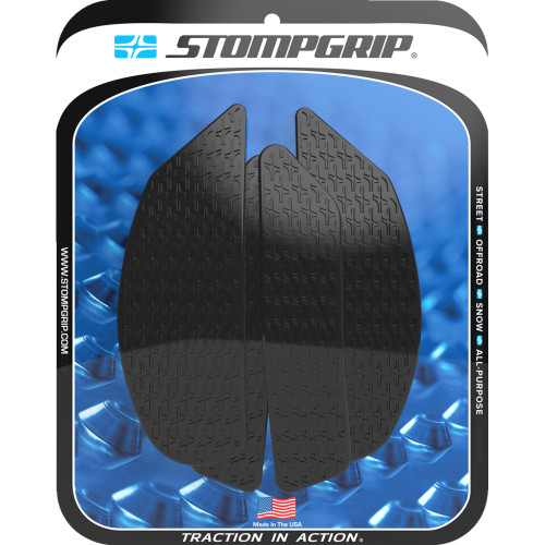 Stompgrip Traction Pad Tank Grips - Icon - Black - Mt-10 55-14-0203B Stompgrip Traction Pad Tank Grips - Icon - Black - Mt-10 55-14-0203B