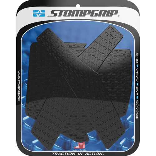 Stompgrip Traction Pad Tank Grips - Icon - Black - Crf300L/Rally 55-14-0190B Stompgrip Traction Pad Tank Grips - Icon - Black - Crf300L/Rally 55-14-0190B