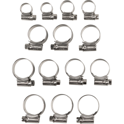 Moose Offroad Radiator Hose Clamp Kit - Honda Ck Hon-17 Moose Offroad Radiator Hose Clamp Kit - Honda Ck Hon-17