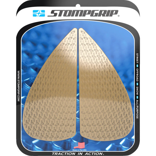 Stompgrip Traction Pad Tank Grips - Volcano - Clear - Rc 8C 55-10-0197C