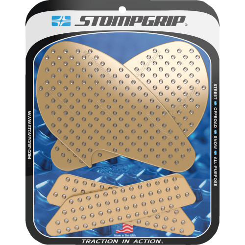Stompgrip Traction Pad Tank Grips - Volcano - Clear - Yzf-R3 55-10-0163C Stompgrip Traction Pad Tank Grips - Volcano - Clear - Yzf-R3 55-10-0163C