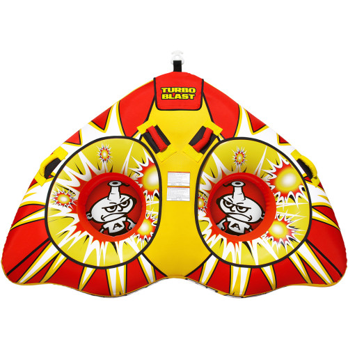 Airhead Sports Group Tube - Turbo Blast - Inflatable/Towable - One/Two Rider Ahtb-12 Airhead Sports Group Tube - Turbo Blast - Inflatable/Towable - One/Two Rider Ahtb-12