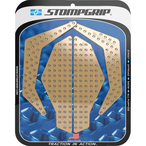 Stompgrip Traction Pad Tank Grips - Volcano - Clear - Gsx-S 1000Sm Katana 55-10-0187C Stompgrip Traction Pad Tank Grips - Volcano - Clear - Gsx-S 1000Sm Katana 55-10-0187C