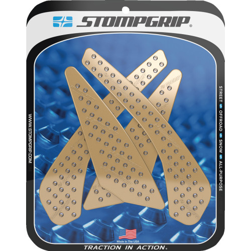 Stompgrip Traction Pad Tank Grips - Volcano - Clear - Gsx-S 750/Z 55-10-0151C Stompgrip Traction Pad Tank Grips - Volcano - Clear - Gsx-S 750/Z 55-10-0151C