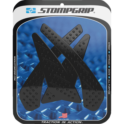 Stompgrip Traction Pad Tank Grips - Volcano - Black - Gsx-S 750/Z 55-10-0151B Stompgrip Traction Pad Tank Grips - Volcano - Black - Gsx-S 750/Z 55-10-0151B