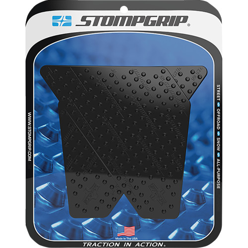 Stompgrip Traction Pad Tank Grips - Volcano - Black - Klr 650 55-10-0060-6B Stompgrip Traction Pad Tank Grips - Volcano - Black - Klr 650 55-10-0060-6B