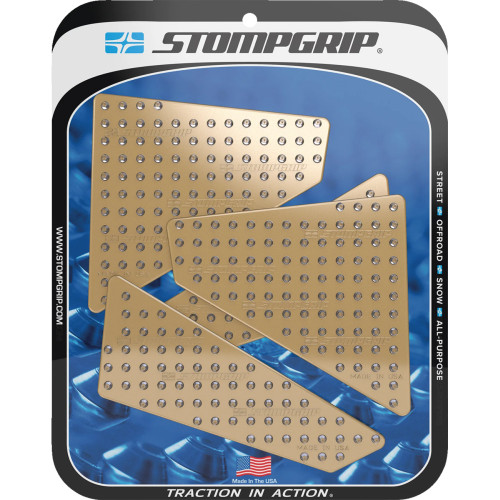 Stompgrip Traction Pad Tank Grips - Volcano - Clear - 1390 Super Duke R Evo 55-10-0213C Stompgrip Traction Pad Tank Grips - Volcano - Clear - 1390 Super Duke R Evo 55-10-0213C
