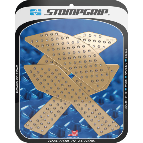Stompgrip Traction Pad Tank Grips - Volcano - Clear - Z 900 55-10-0144C Stompgrip Traction Pad Tank Grips - Volcano - Clear - Z 900 55-10-0144C
