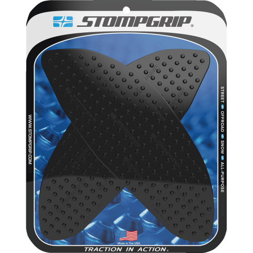 Stompgrip Traction Pad Tank Grips - Volcano - Black - Aprilia 55-10-0180B Stompgrip Traction Pad Tank Grips - Volcano - Black - Aprilia 55-10-0180B