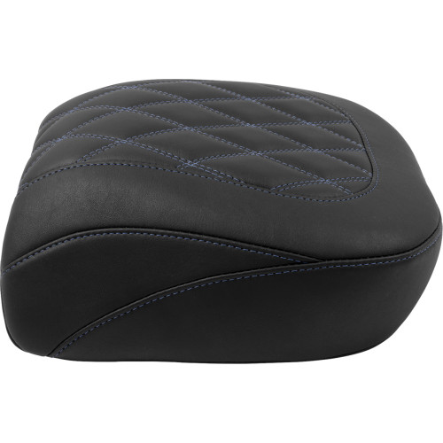 Mustang Wide Tripper Seat - Passenger - Sky Blue Stitching - Flt/Flh '23-'25 88511Sb Mustang Wide Tripper Seat - Passenger - Sky Blue Stitching - Flt/Flh '23-'25 88511Sb