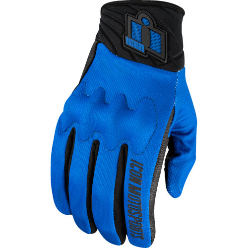 Icon Anthem3 Gloves - Blue - Small