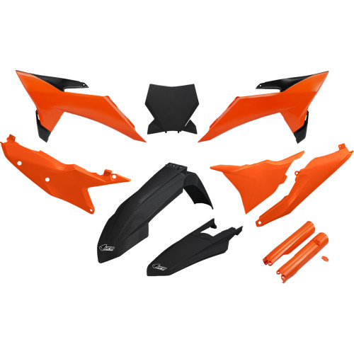 Ufo Body Kit - Black/Orange - Ktm - Sx/Sx-F Ktkit532F@333