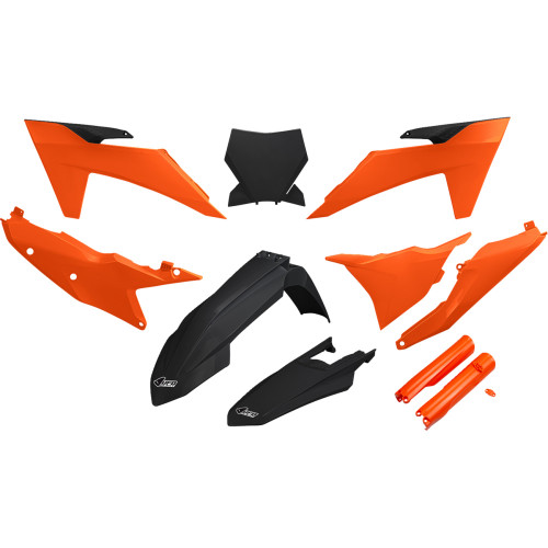 Ufo Body Kit - Orange/Black - Ktm - Sx/Sx-F '23-'24 Ktkit529F@333
