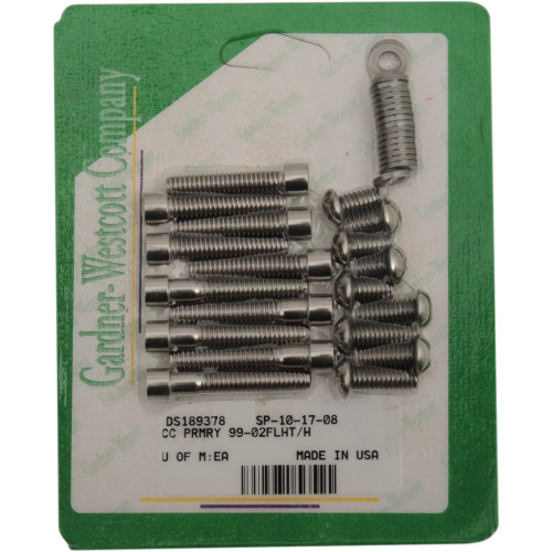 Gardner-Westcott Bolt Kit - Primary Cover Only - Socket-Head Sp-10-17-08 Gardner-Westcott Bolt Kit - Primary Cover Only - Socket-Head Sp-10-17-08