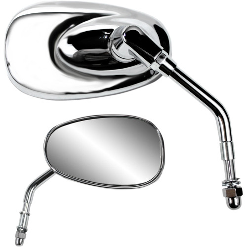 Parts Unlimited Mirror Pu Mini Oval Har.