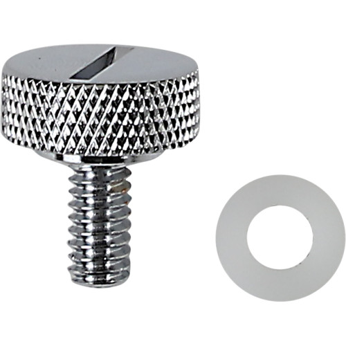 Drag Specialties Seat Knob Chm Slot 1/4-20