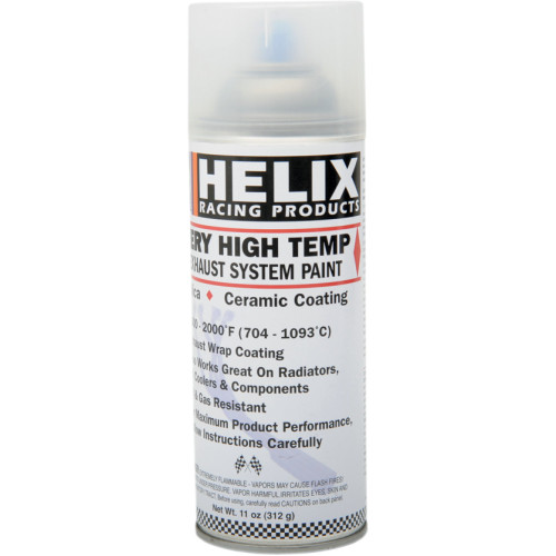 Helix High-Temperature Paint - Satin Clear - 11 Oz. Net Wt. - Aerosol 165-1150
