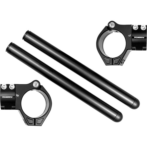 Vortex Clip-On Handlebar - 53 Mm - 7° - Zero Offset - Black Cl53Bk Vortex Clip-On Handlebar - 53 Mm - 7° - Zero Offset - Black Cl53Bk
