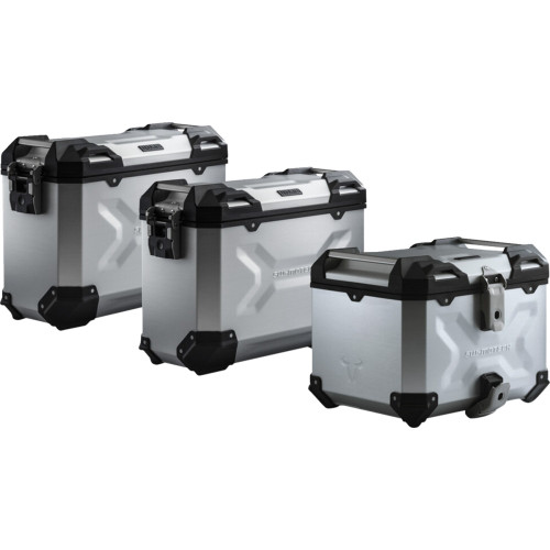 Sw-Motech Adventure Luggage System - Silver - Honda Nc750 '14-'15 Adv.01.129.75000/S Sw-Motech Adventure Luggage System - Silver - Honda Nc750 '14-'15 Adv.01.129.75000/S