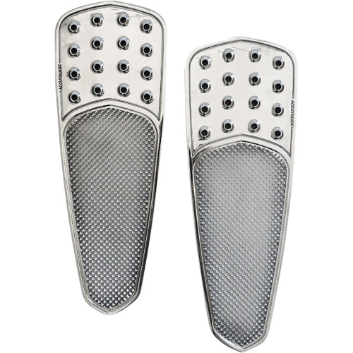 Accutronix Front Floorboards - Chrome Knurled Fbf01-Kdtc