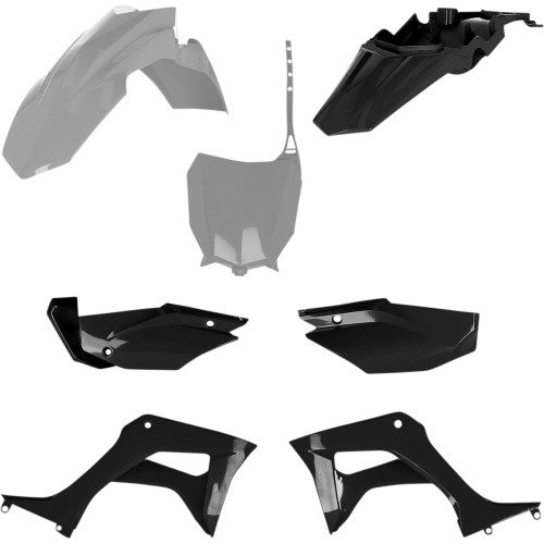 Acerbis Full Replacement Body Kit - Gray/Black 2861931019 Acerbis Full Replacement Body Kit - Gray/Black 2861931019