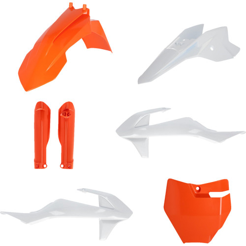Acerbis Full Replacement Body Kit - Oem '23 Orange/White 2980587705 Acerbis Full Replacement Body Kit - Oem '23 Orange/White 2980587705