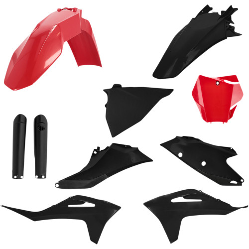 Acerbis Full Replacement Body Kit - Red/Black 2872791018 Acerbis Full Replacement Body Kit - Red/Black 2872791018