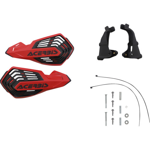 Acerbis Handguards - K-Future - Red/Black 2801971018 Acerbis Handguards - K-Future - Red/Black 2801971018