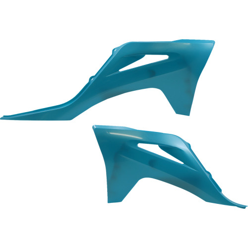 Acerbis Radiator Shrouds - Teal/Metallic 2872737441 Acerbis Radiator Shrouds - Teal/Metallic 2872737441