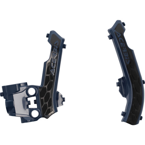 Acerbis X-Grip Frame Guards - Blue/Black - Gas Gas | Husqvarna | Ktm 2979611034 Acerbis X-Grip Frame Guards - Blue/Black - Gas Gas | Husqvarna | Ktm 2979611034