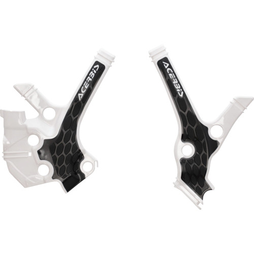 Acerbis X-Grip Frame Guards - White/Black - Yz 85 2976221035 Acerbis X-Grip Frame Guards - White/Black - Yz 85 2976221035