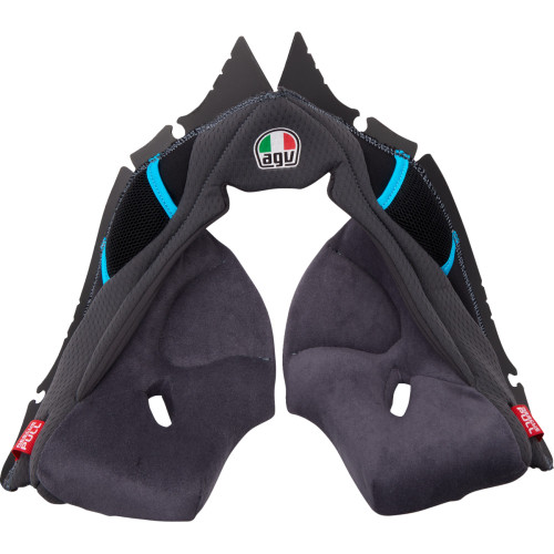 Agv 201850005623G2X Cheekpad Pstarr Gy/Cy 2X