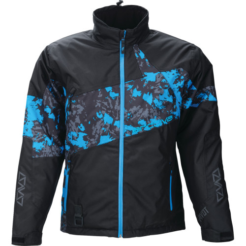 Arctiva Pivot 7 Jacket - Camo Black/Blue - Large