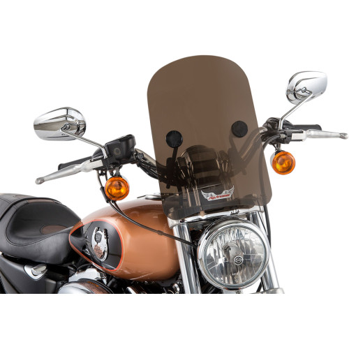 Slipstreamer Tombstone Windshield - 14" - Tinted Hd-3-Smoke
