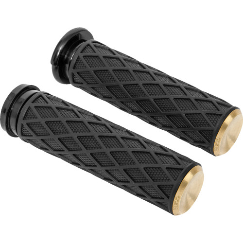Arlen Ness Grips - Diamond - Cable - Brass 500-006