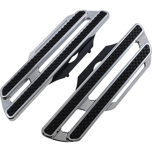 Arlen Ness Method Driver Floorboards - Extended - Chrome 410-019 Arlen Ness Method Driver Floorboards - Extended - Chrome 410-019