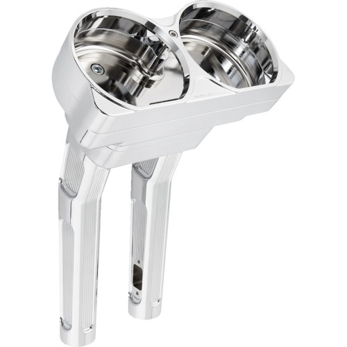 Arlen Ness Method Kickback Handlebar Riser - 10" - Chrome 520-033 Arlen Ness Method Kickback Handlebar Riser - 10" - Chrome 520-033