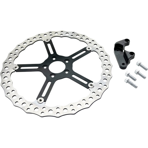 Arlen Ness Rotor Kit - Jagged - Right Front - 15" 300-042 Arlen Ness Rotor Kit - Jagged - Right Front - 15" 300-042